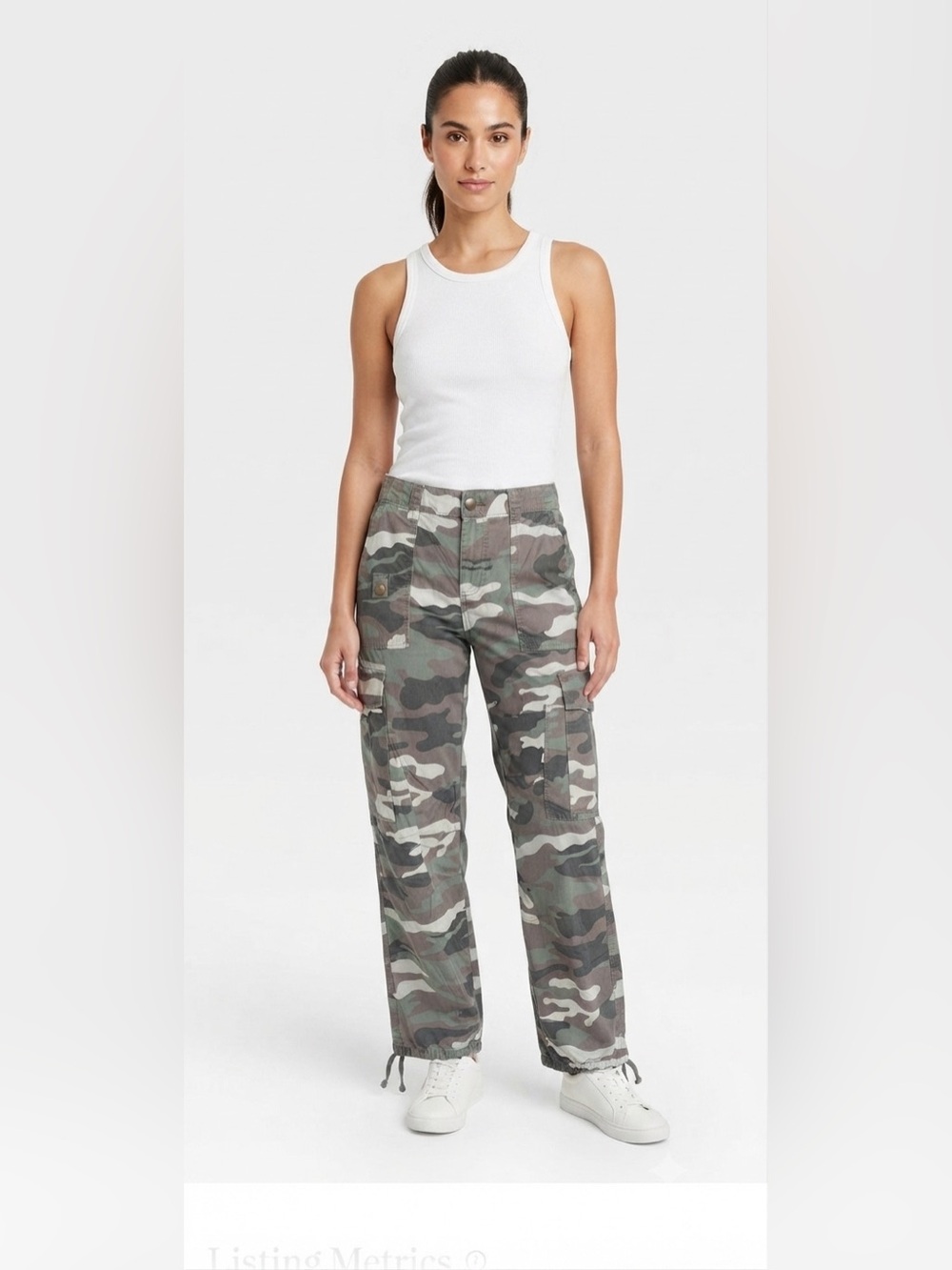 Wild Fable Cargo Pants in Green Camo Size XS